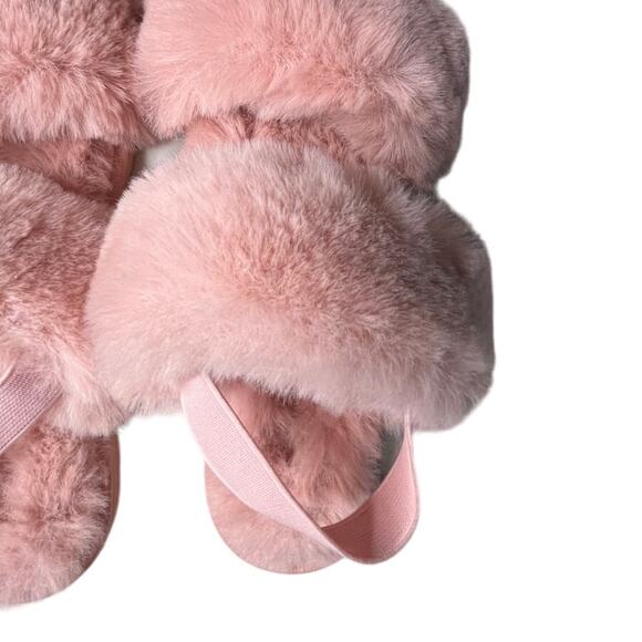 Sun + Stone Fluffy Sandal Emmaa Blush Pink Size 7M - Picture 2 of 6